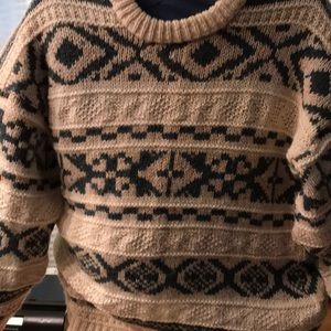 Irish Homecraft 100% Oil Wool Mens Sweater